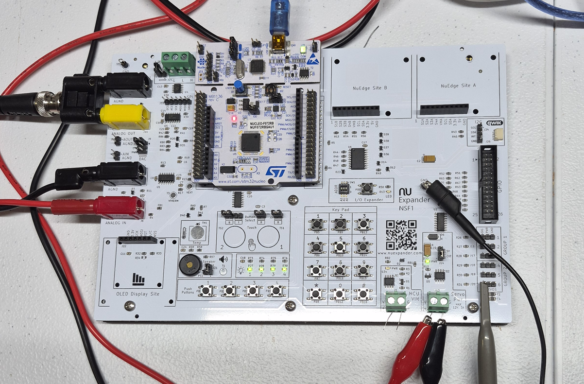 NuExpander NSF1 prototype under test